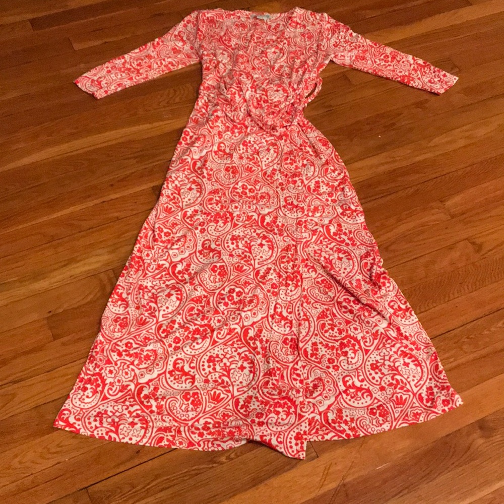 Boden maxi wrap dress